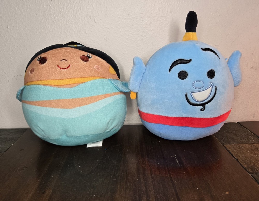 Squishmallow Disney Aladdin Genie & Jasmine 7 Inch