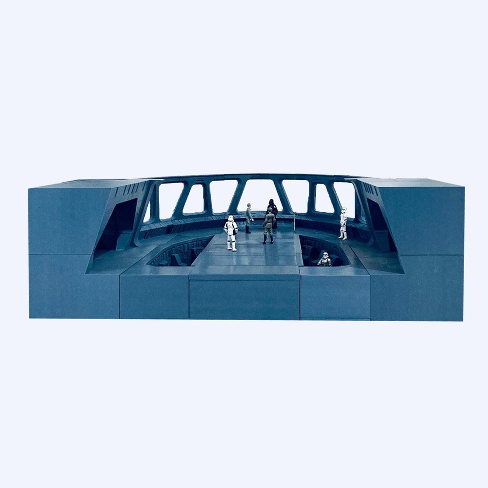 CUSTOM STAR DESTROYER BRIDGE DIORAMA (Full) FOR 3.75 IN FIGURE