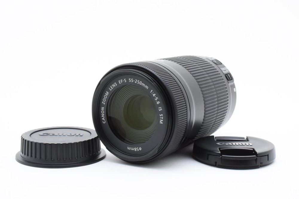 Canon EF-S 55-250mm F4-5.6 IS STM Telephoto Zoom Lens Pre-Owned