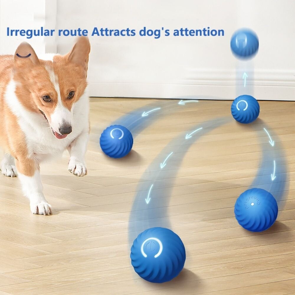 Automatic Moving Dog Toy Ball Bouncing Rolling Electric Dog Ball  Dog