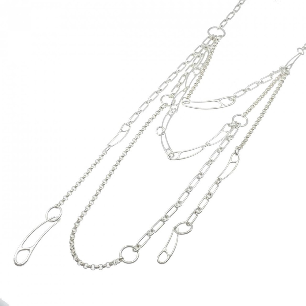 Authentic HERMES 925 Necklace  #230-000-080-5499