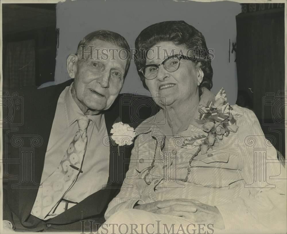 1975 Press Photo Mr. & Mrs. Paul Jacomine Celebrate 65th Wedding Anniversary