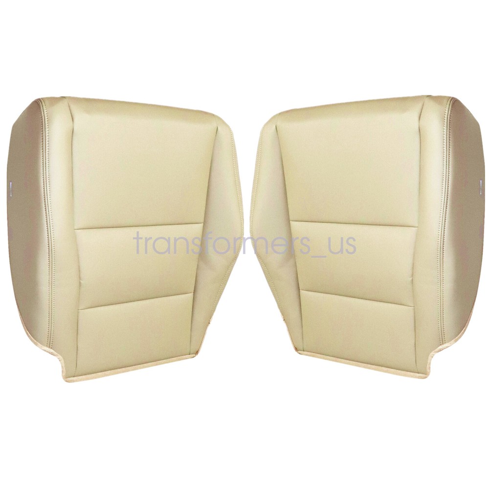 2008 2009 For Honda Accord Driver & Passenger Bottom Leather Seat Cover Tan
