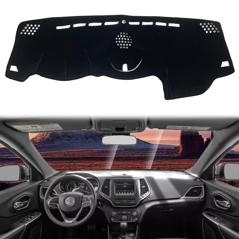 2014-2021 Jeep Cherokee Dash Cover Mat Sun-Proof Interior Dashboard Pad