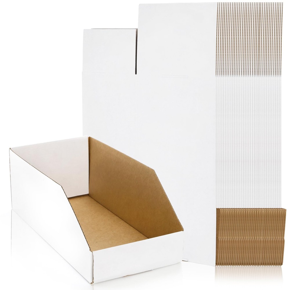 Cardboard Storage Bins, 12