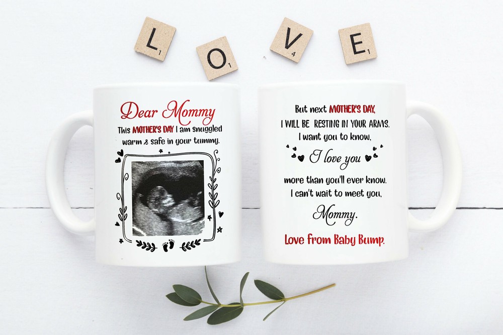 Personalized Mother's Day Gift I'll Be Snuggled In Your Tummy But Next Mother's