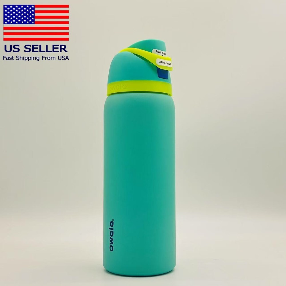 Owala FreeSip 32oz Light Green Water Bottle with US Shipping