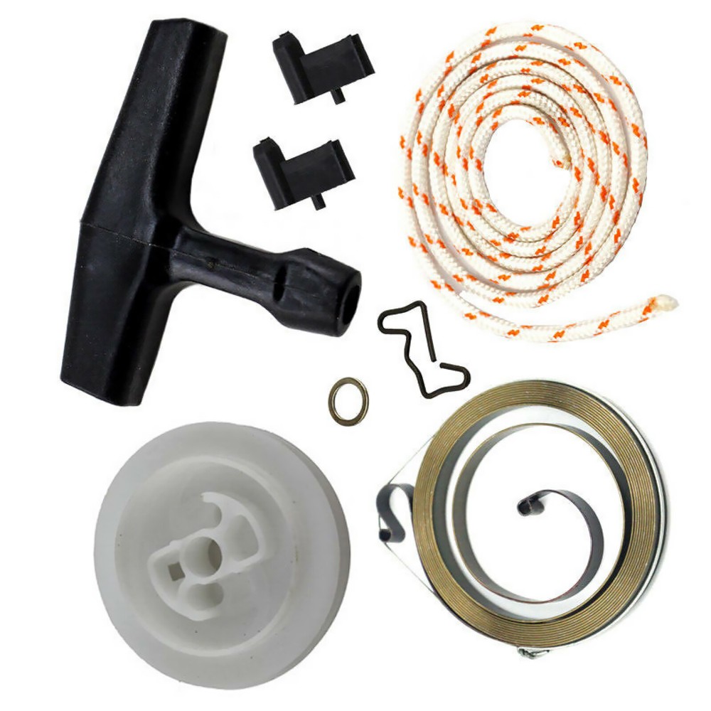 Recoil Rewind Starter Handle Rope Pulley Spring Kit for Stihl 034 036 044 046 M