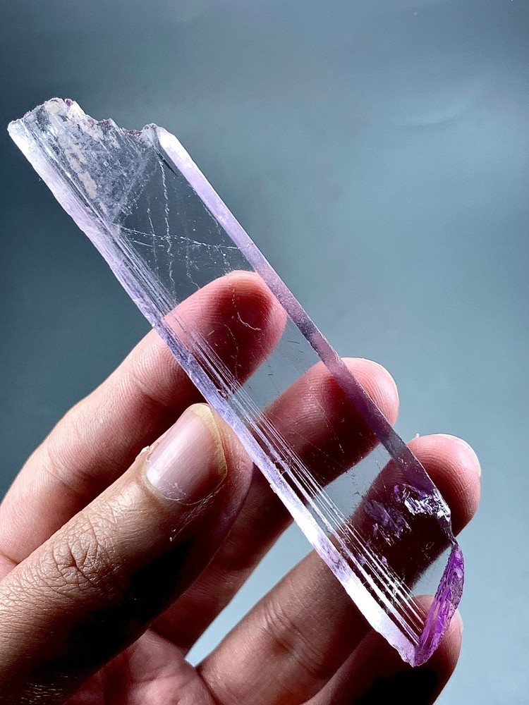 Natural Pink Kunzite Crystal From Afghanistan 87 Carat