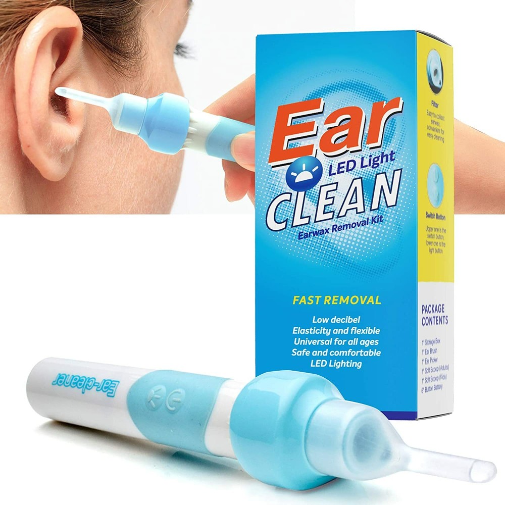 Electric Earwax tools for Adults& kid，Wax Remover Ear Cleaner Vacuum Ear Cleaner
