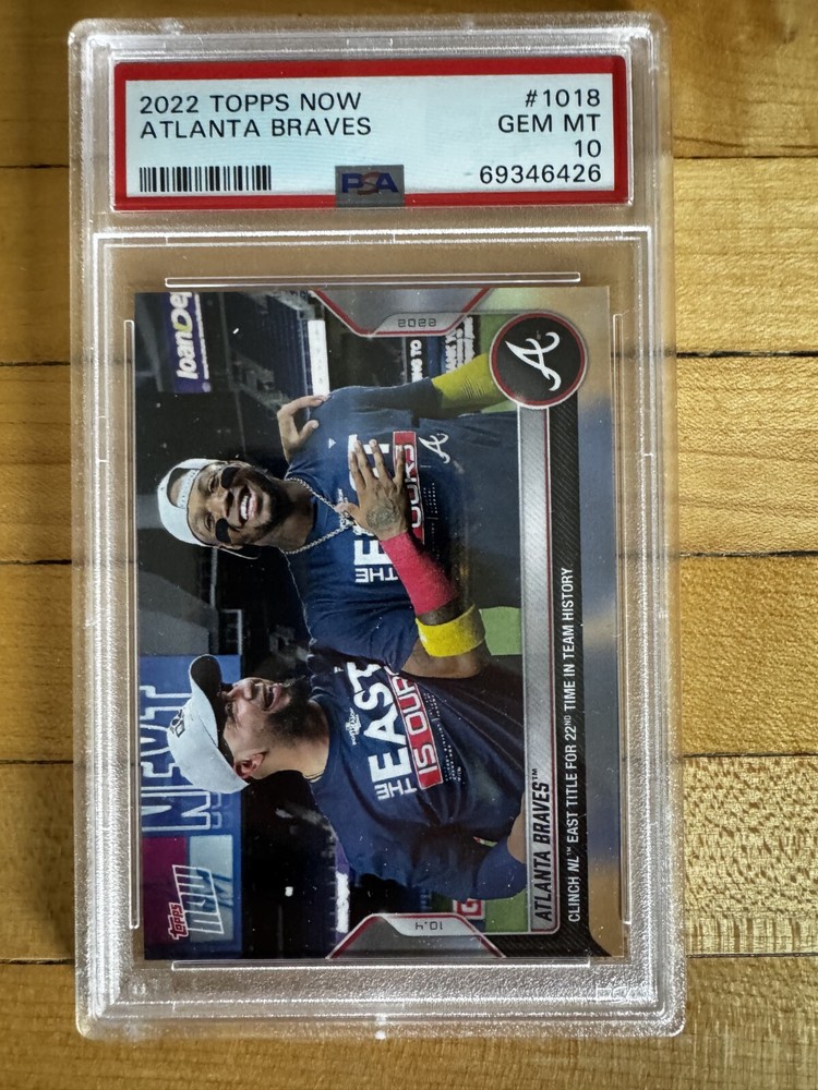 2022 Topps Now - Ronald Acuña Jr. #1018 /2528 GEM MT 10 POP 1!