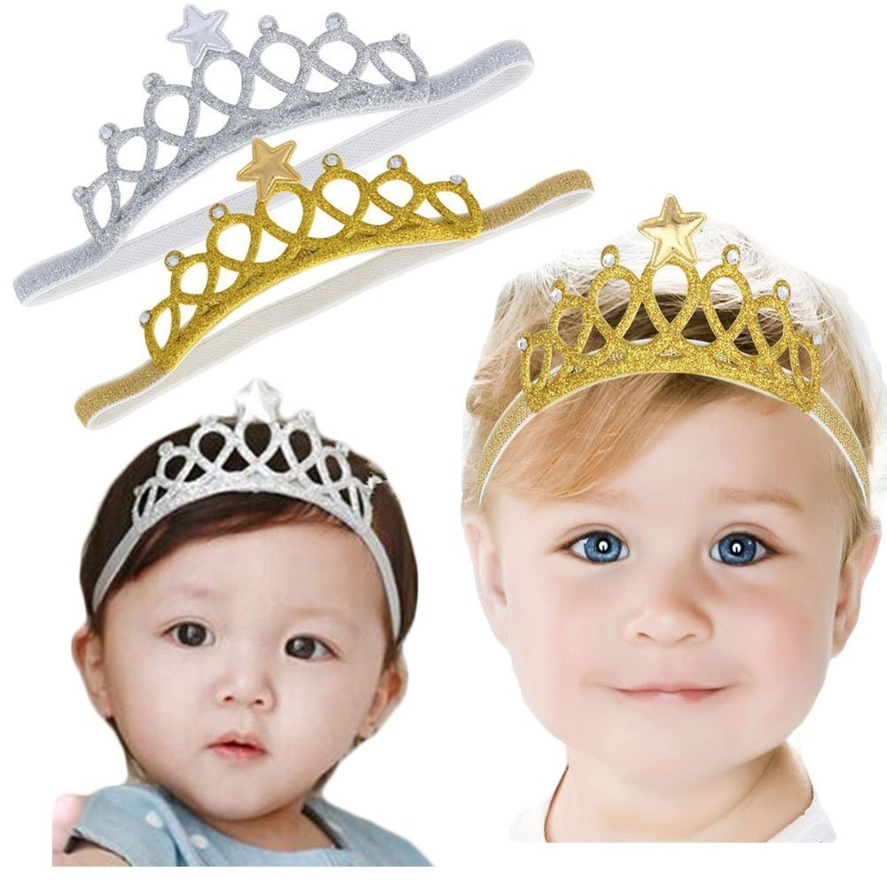 Baby Girl Super Elastic Headband Toddler Hair Band Soft Headwrap Crown Childr...