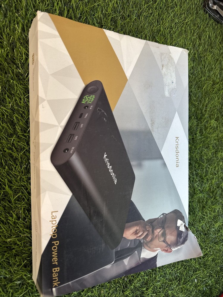 Krisdonia 50000 Mah ラップトップ パワーバンク、グレー、新品