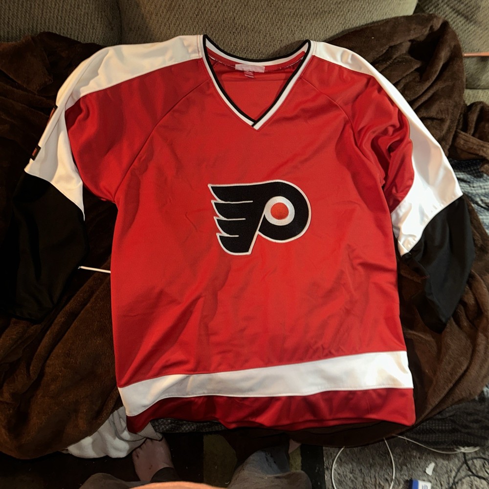 Vintage Flyers Bernie Parent  Mitchell & Ness Authentic Jersey Size 52/xL