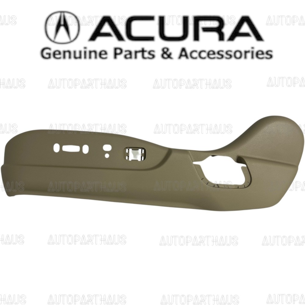 15 - 20 ACURA TLX FRONT DRIVER SEAT SWITCH RECLINING COVER TRIM BEIGE / TAN OEM