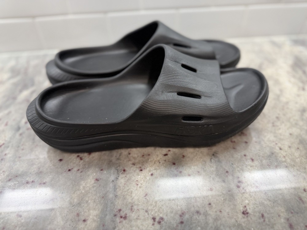 Hoka Ora Recovery Slide 3 Mens Size 13 Black Athletic Sandal 1135071