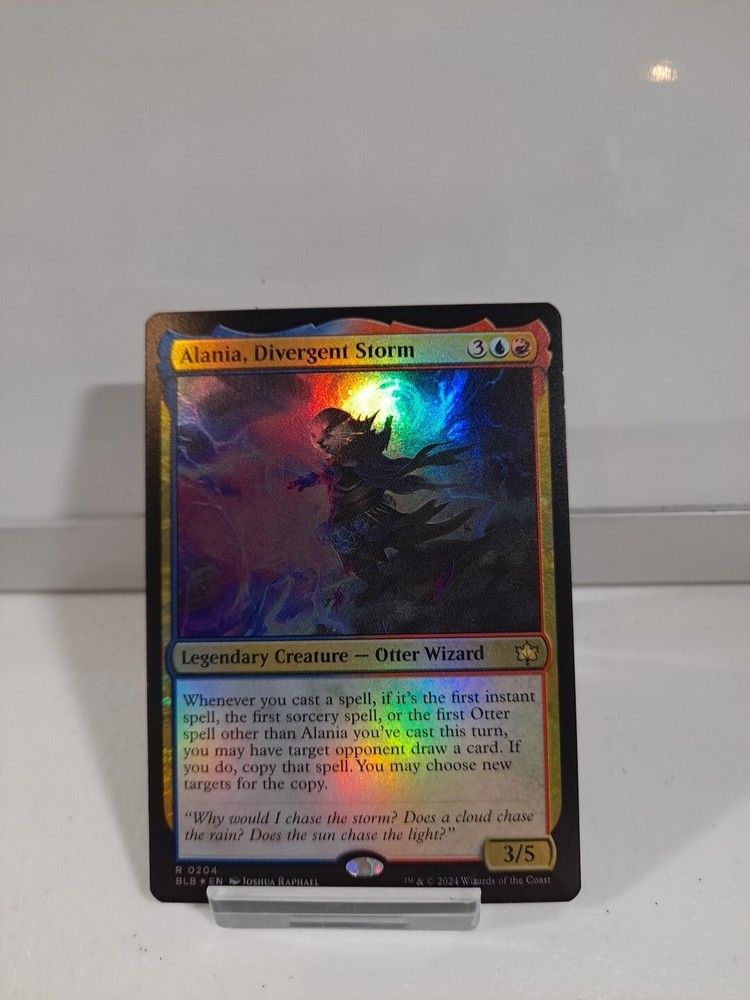 Magic The Gathering Alania, Divergent Storm Bloomburrow Rare Foil