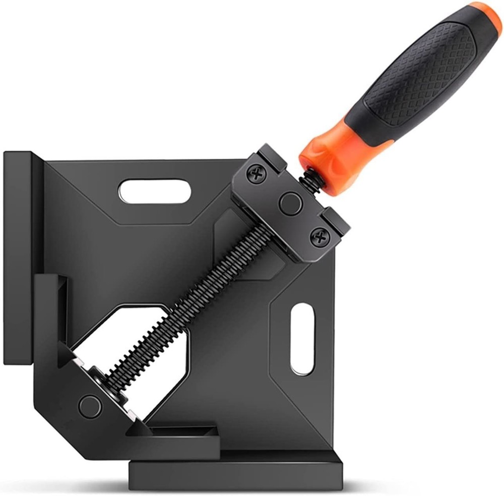 90° Right Angle Corner Clamp Swing Jaw Alu Alloy Carbon Steel Clamps Upto 70mm