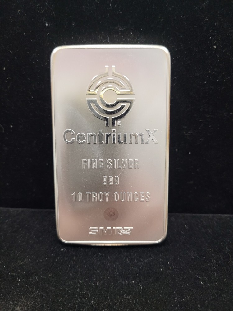10 oz  Sunshine Mint/CentriumX .999 Fine Silver Prototype Bar