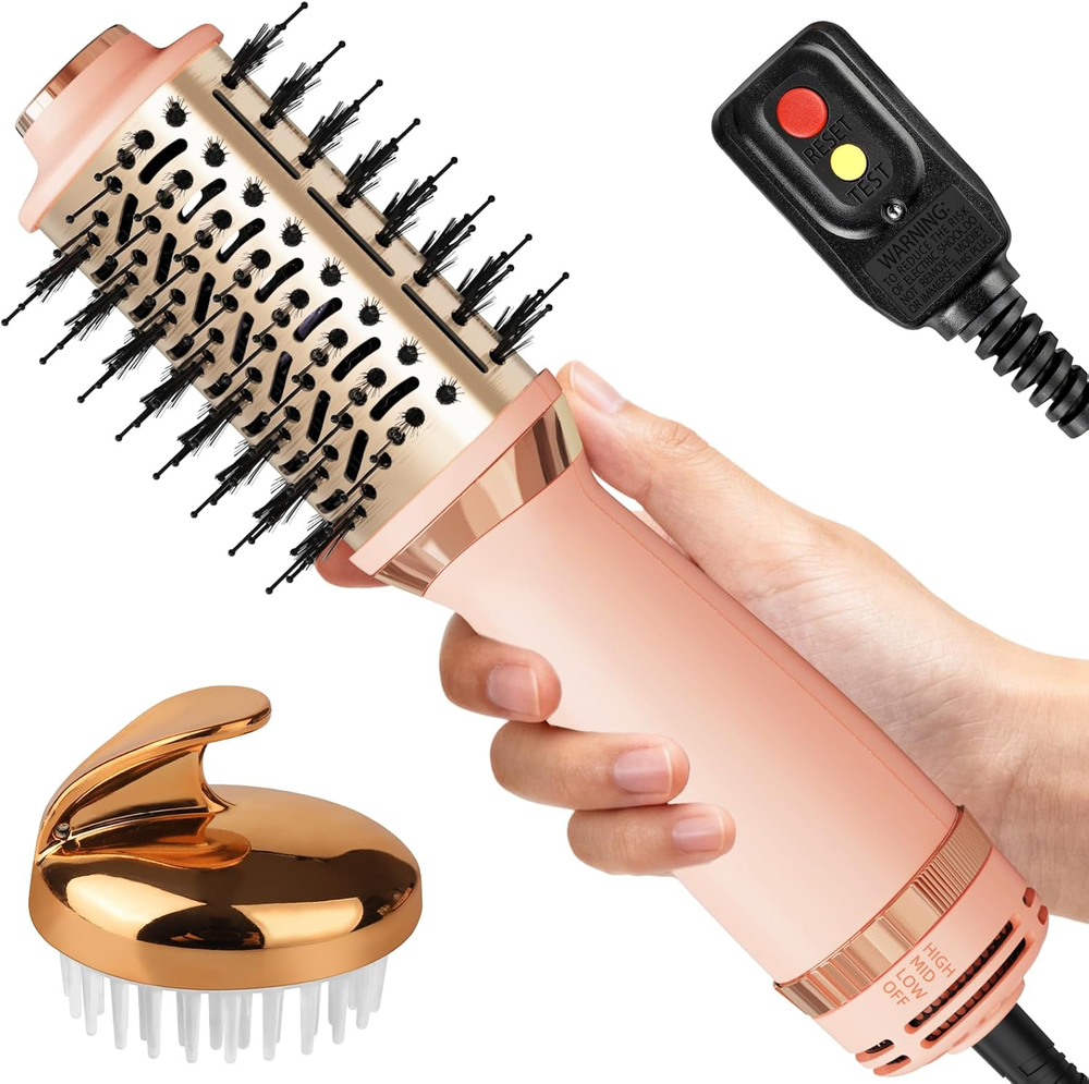 Hair Dryer Brush Blow Dryer Brush in One, 4-In-1 Hair Dryer Brush Blow Dryer wit