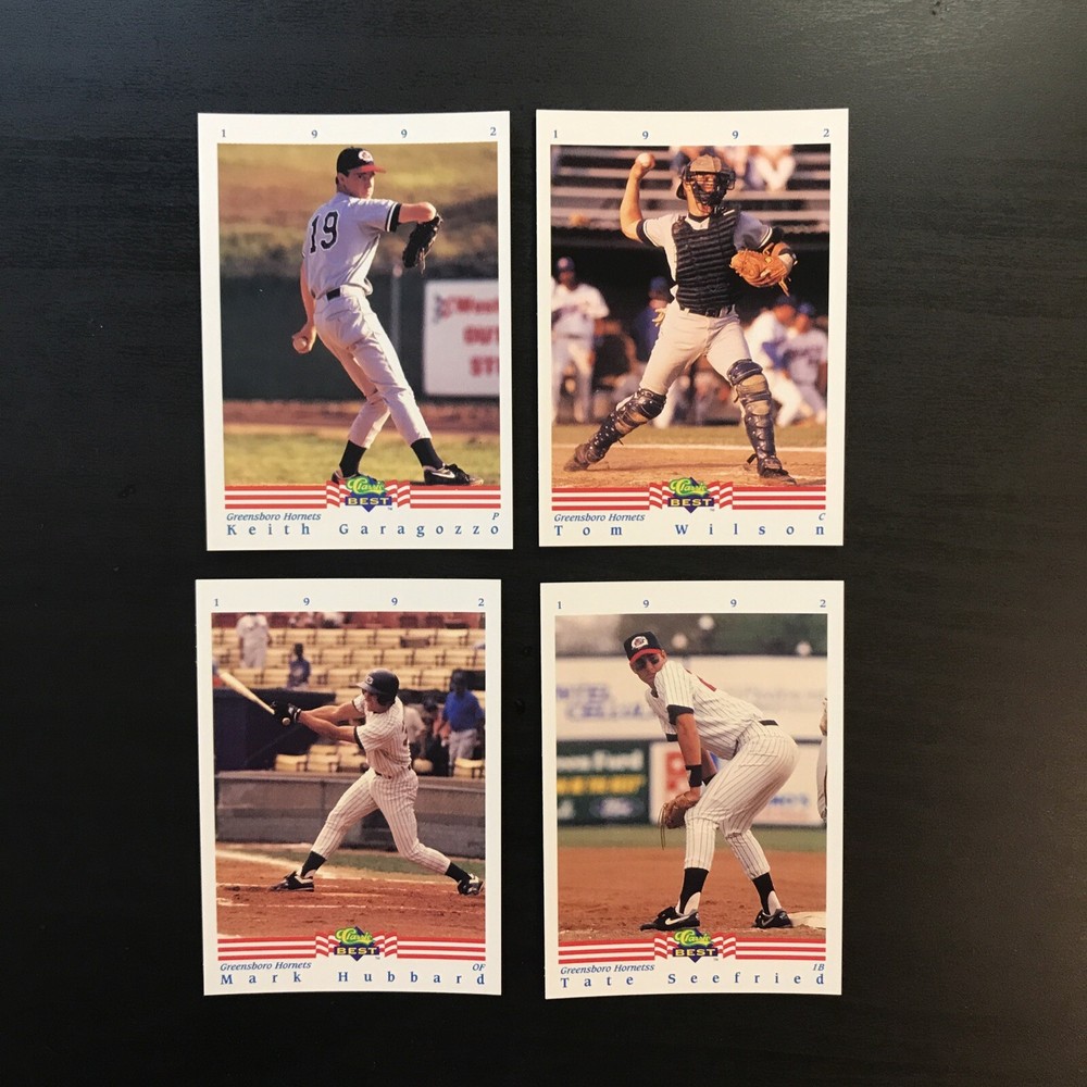 4 CARD LOT - 1992 CLASSIC BEST GREENSBORO HORNETS NM