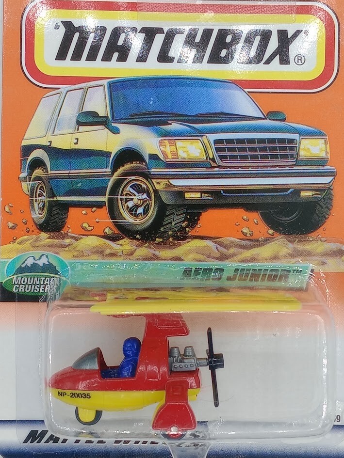 Matchbox 1999 Mountain Cruisers Aero Junior Helicopter Series 19 1/64 New