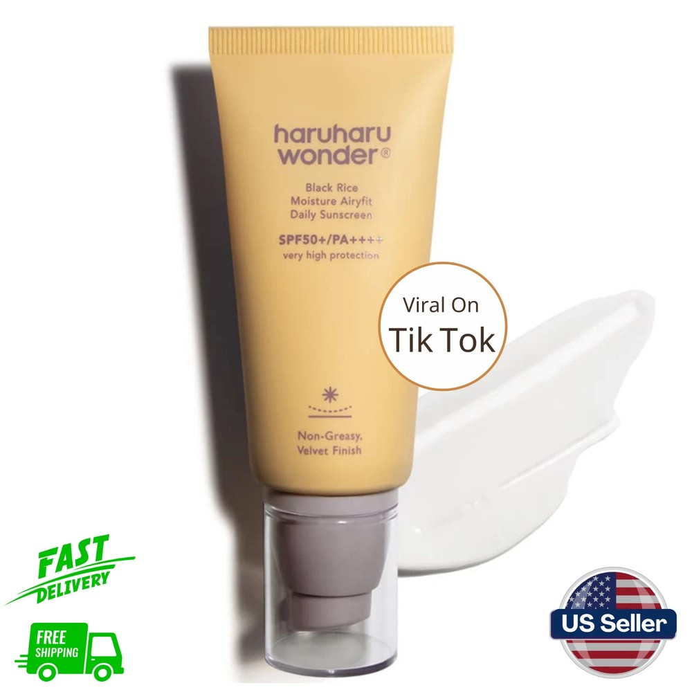 Haruharu Wonder Black Rice Moisture Airyfit Daily Sunscreen 50ml (1.69fl.oz)