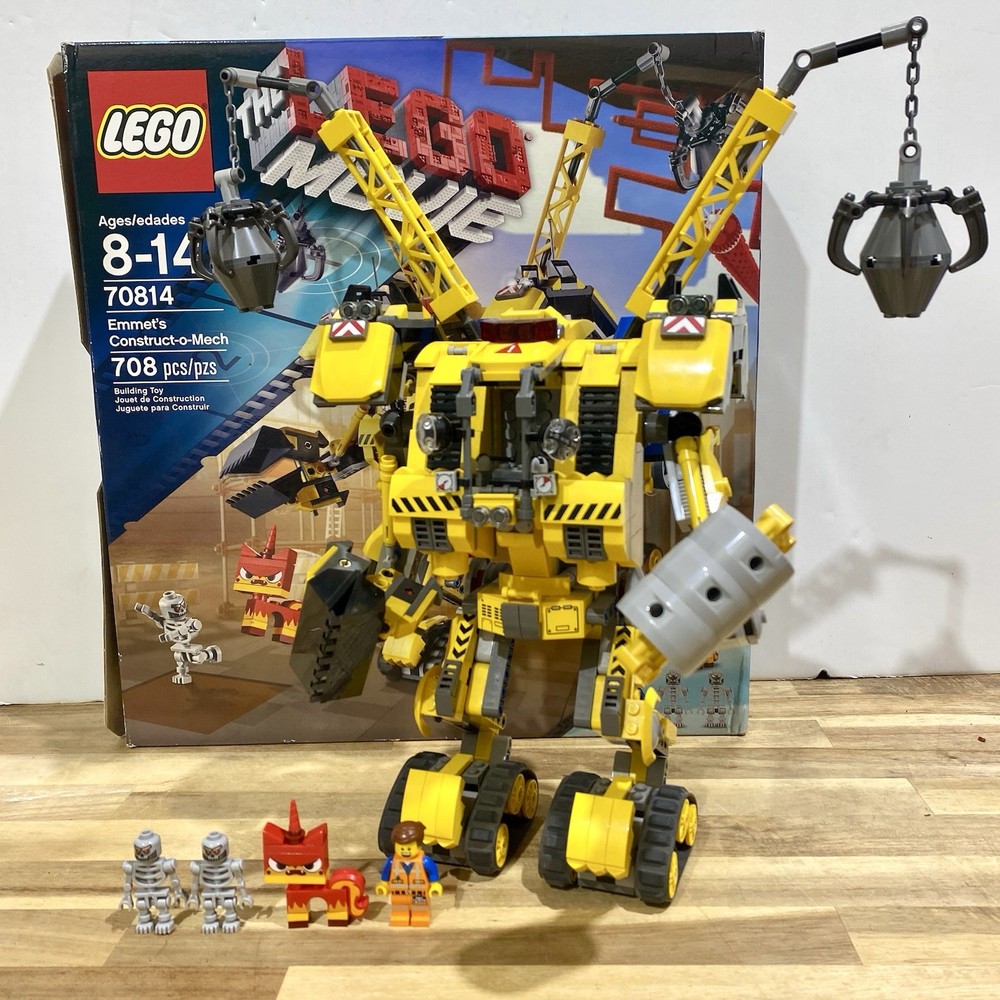 LEGO The LEGO Movie: Emmet's Construct-O-Mech (70814) Complete w/ Box, No Manual