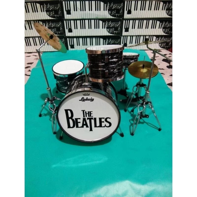 The Beatles Miniature Drum Kit  by ND Collectibles