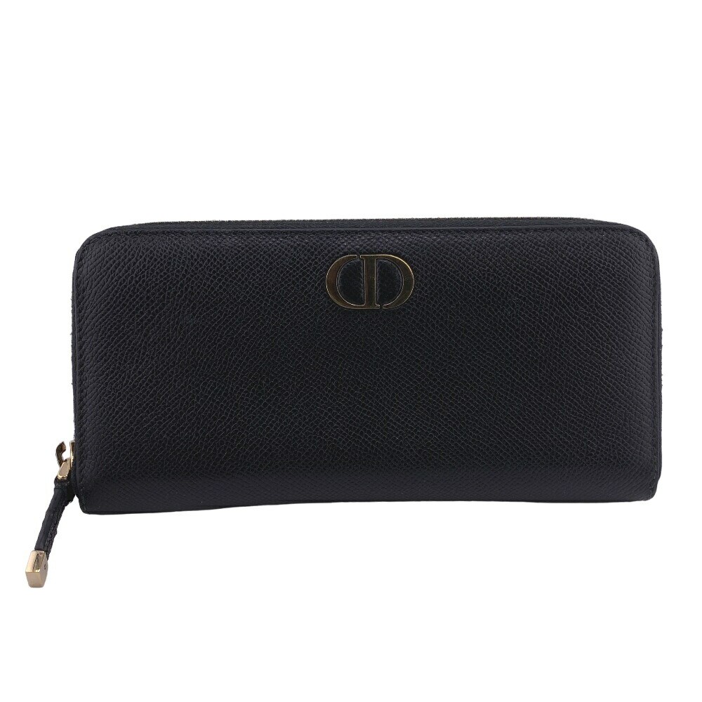 Dior 30 Montaigne Round Zipper Long Wallet Y0717 Luxury Brand