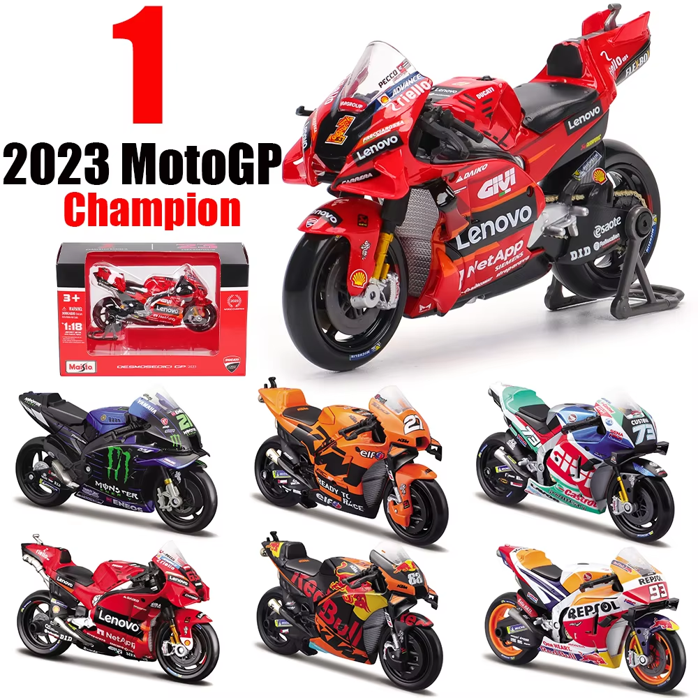 Maisto 1:18 2022 Yamaha Factory Racing Team Motorcycle Collectible Model Variant
