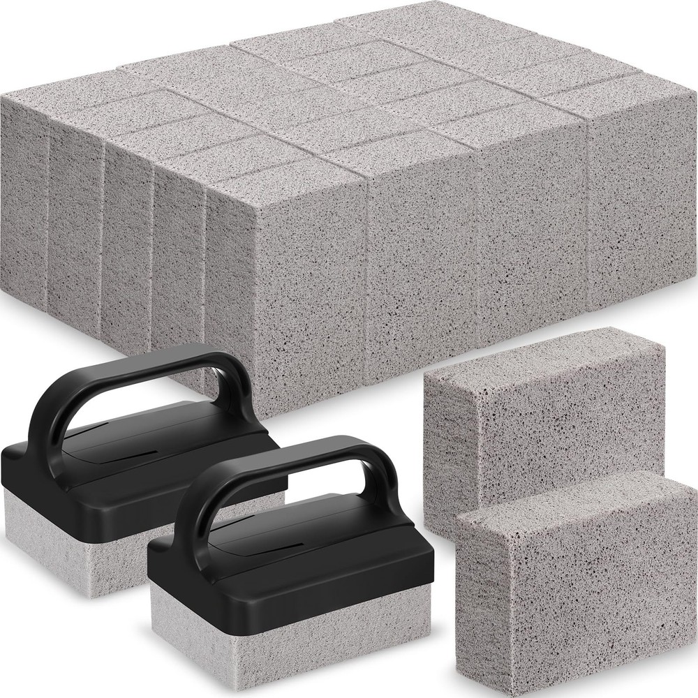 26 Pack Grill Cleaning Pumice Stones for Scrubbing Griddles and Blocks