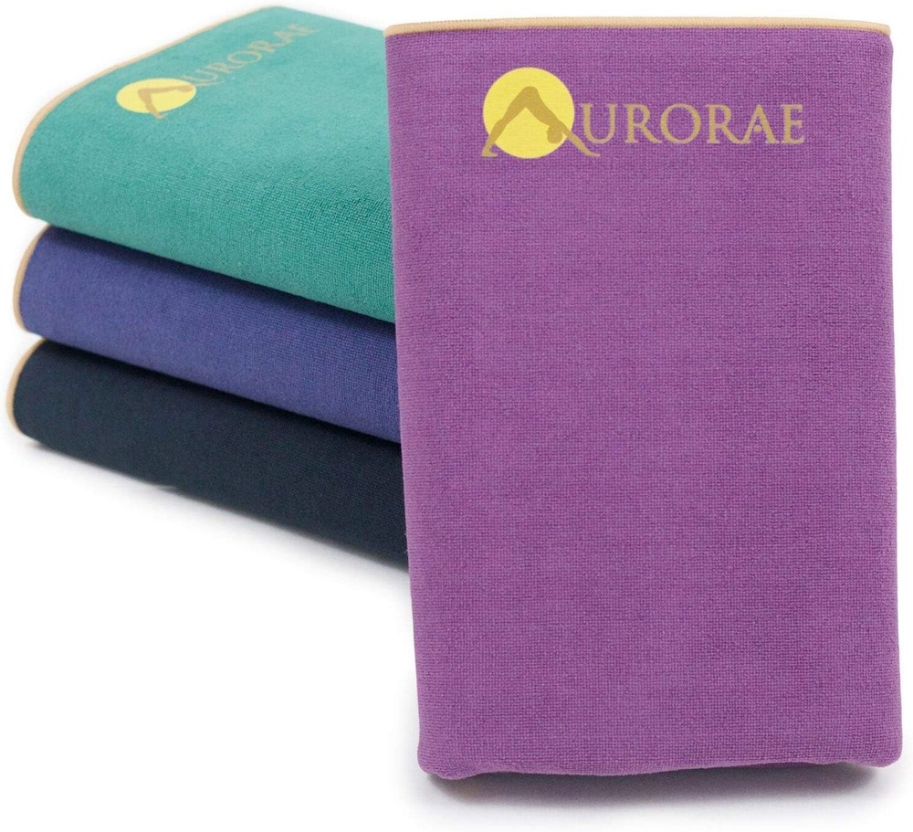 Synergy Foldable Travel Yoga Mat for Gym Workouts and On-The-Go Yogis with Storage Bag