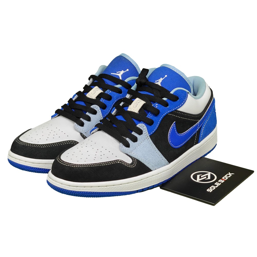 Jordan 1 Low Black/Blue/Light Blue/White - DH0206-400