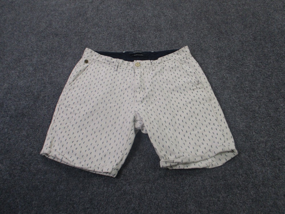 Scotch Soda Shorts Men 30 Cactus Print Chino Casual Golf Preppy Outdoors Beach