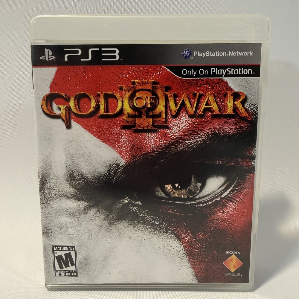 God of War III PS3 Sony Santa Monica Action Adventure Hack Slash Video Game CIB