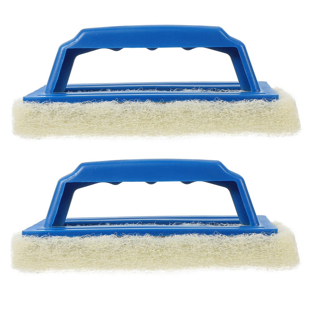 2PCS Non Abrasive Scrubbing Pad Grout Scrubber Ceramic Tile Sponge brushes