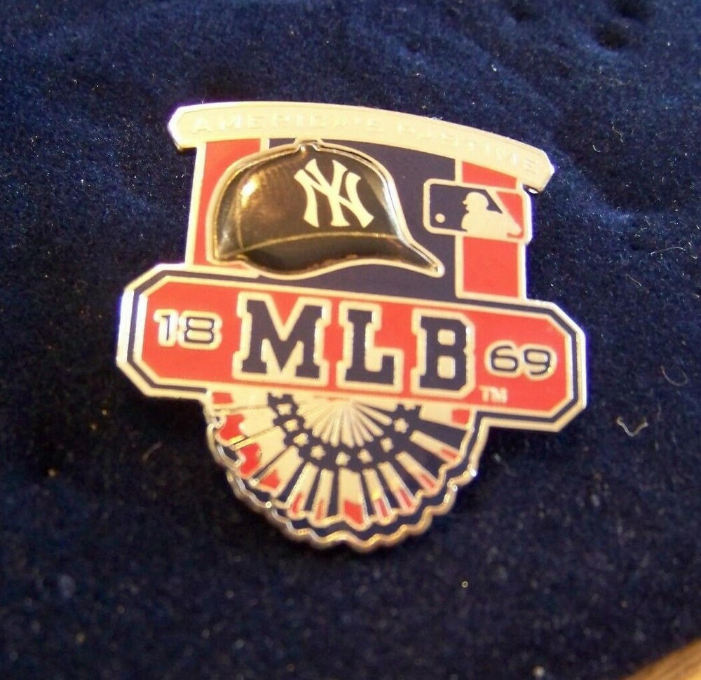 2003 New York Yankees MLB 1869 America Pastime lapel pin c28759 vintage