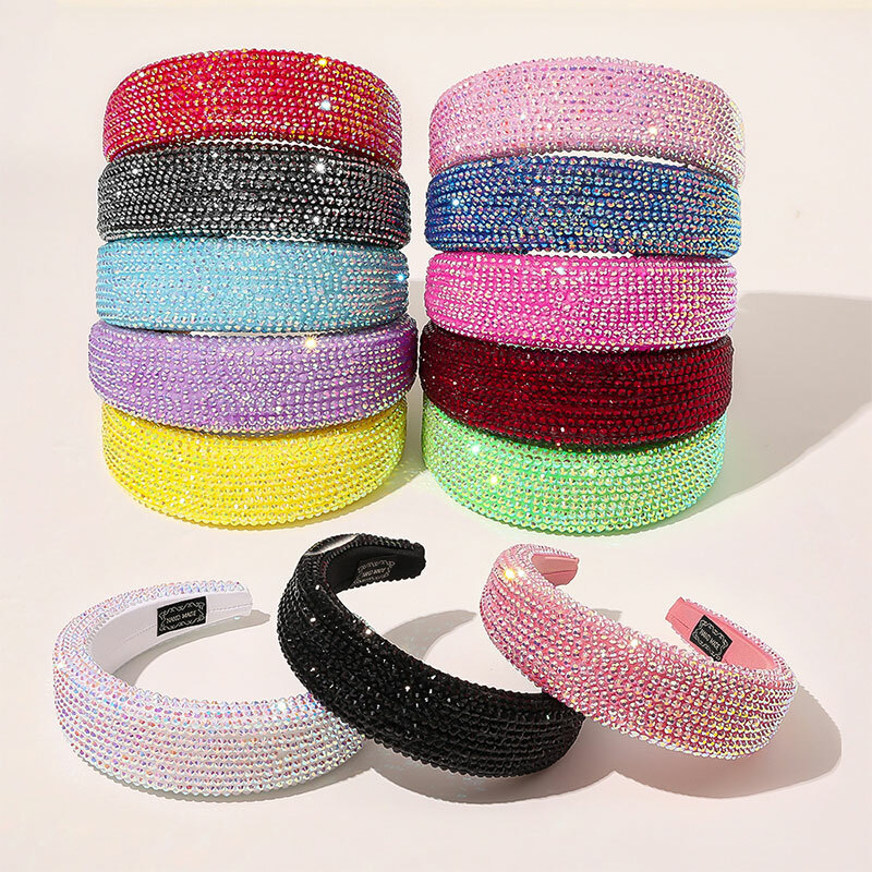 Women's Rhinestone Hairband Crystal Beads Headband Hair Band Hair Hoop Party