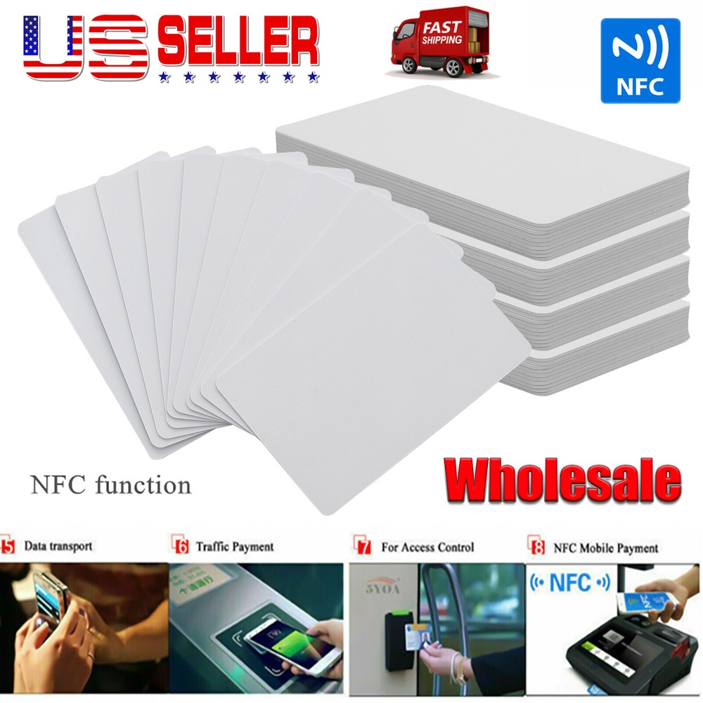 NTAG215 Blank NFC Cards Tags NTAG 215 TagMo Waterproof RFID PVC Wholesale