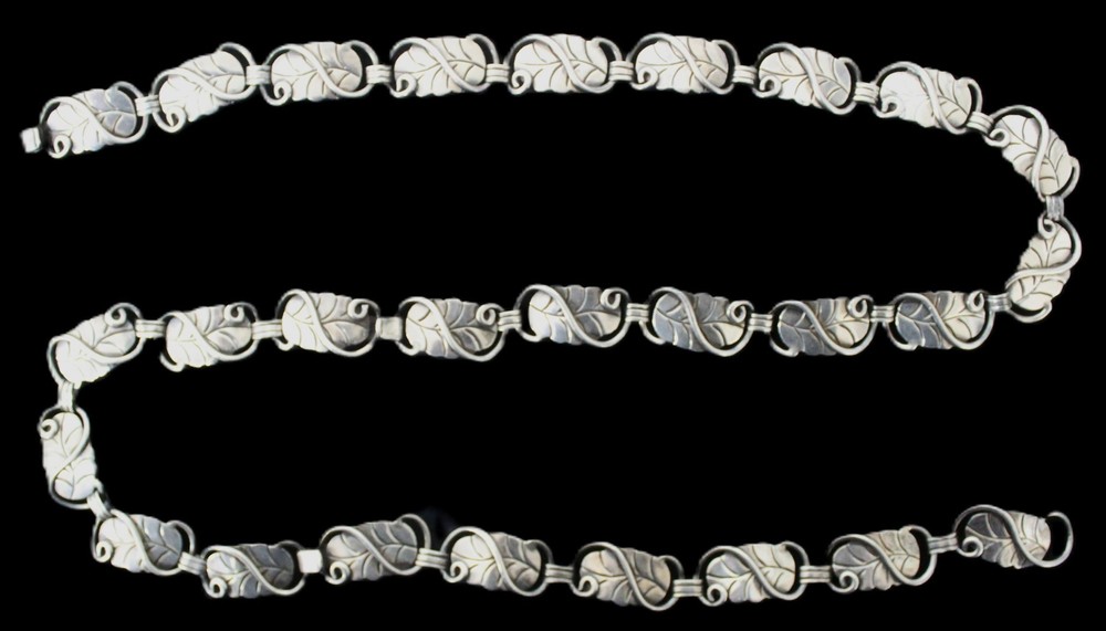 TAXCO Vintage Sterling SILVER Belt Mexico 32