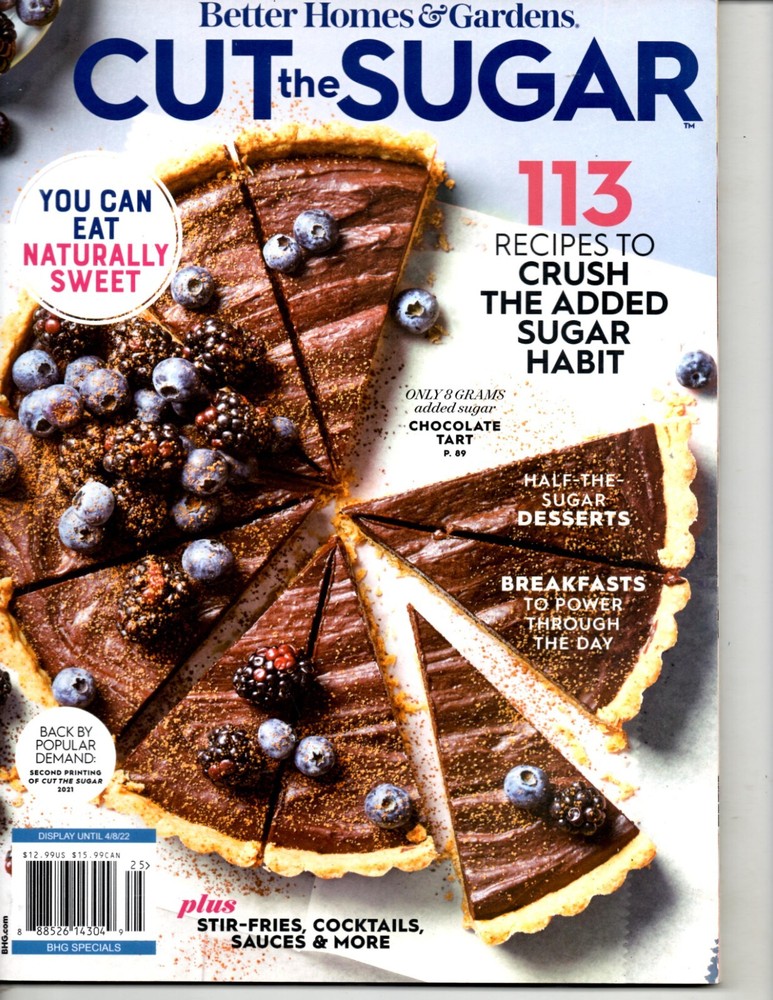 Better Homes Gardens Low Sugar Cookbook 113 Naturally Sweet Recipes 2021 Edition