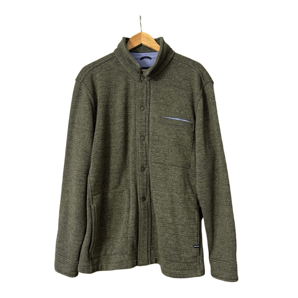 PrAna tri thermal threads overshirt men’s heathered green XL