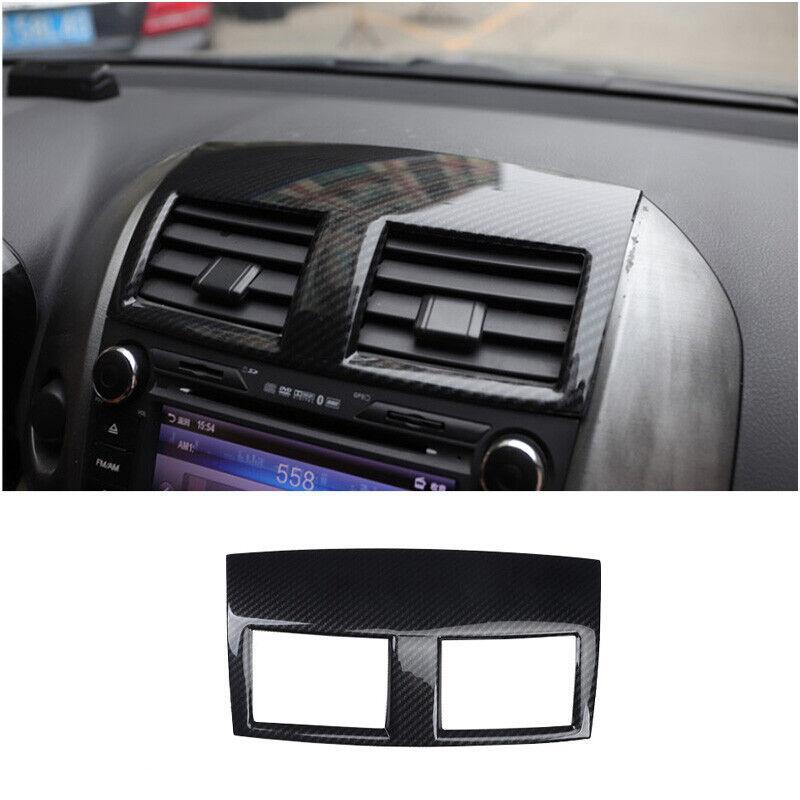 For Toyota RAV4 2006 - 2012 Carbon Fiber Center Console Vent Trim 1 Piece -