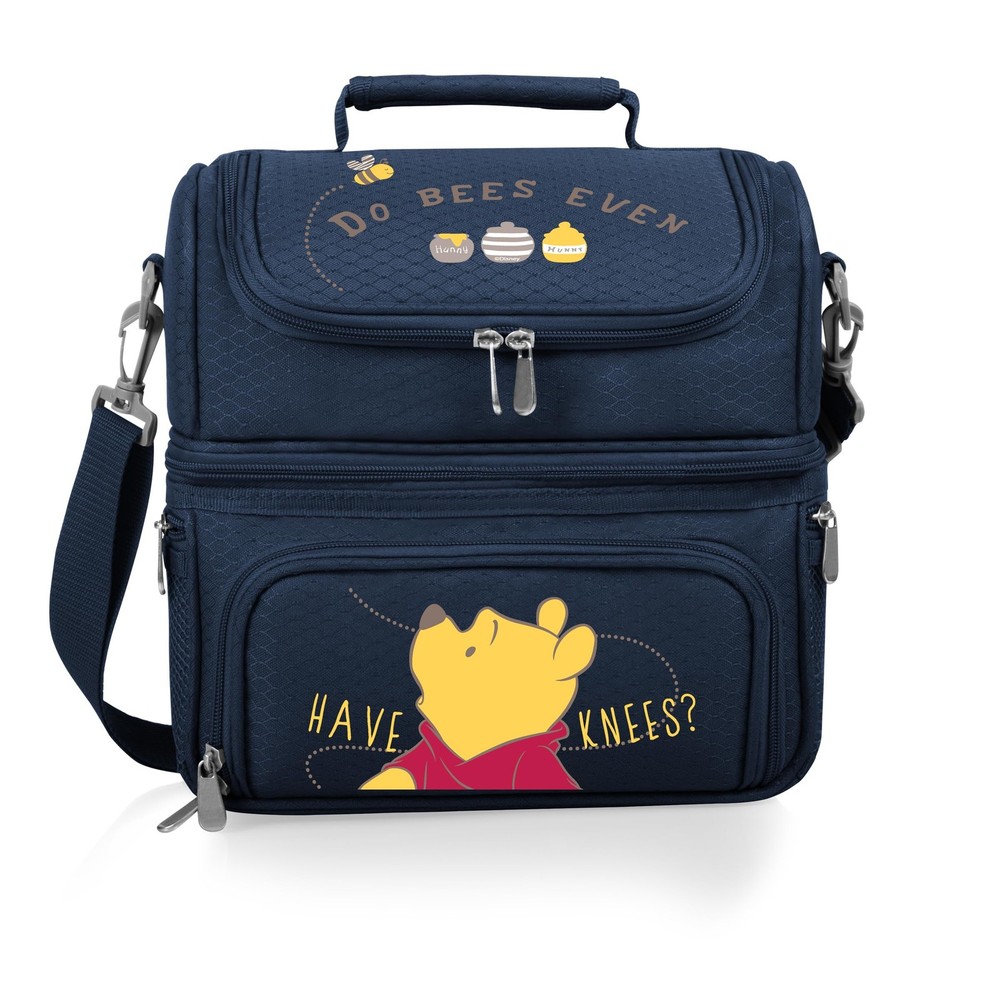 Disney Winnie the Pooh Pranzo Lunch Bag, Insulated Lunch with Picnic Set, Lun...