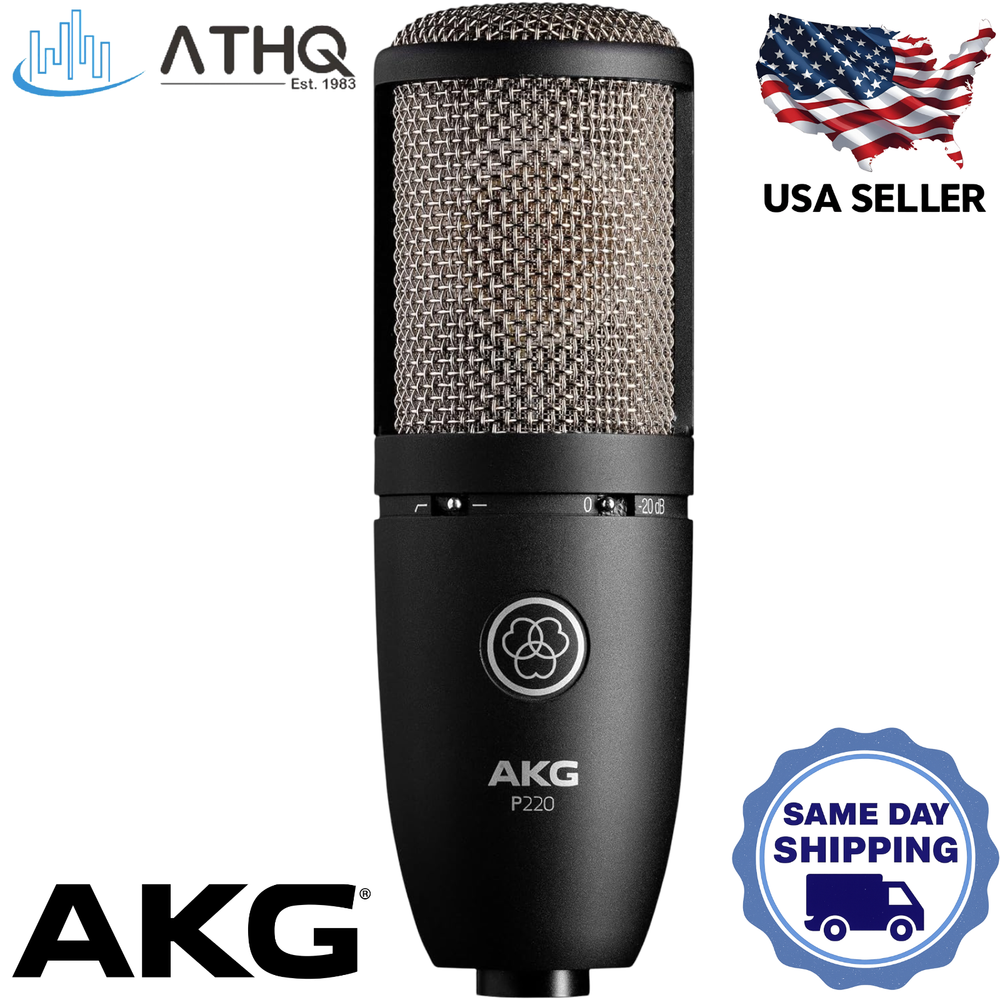 AKG P220 High-Performance Large Diaphragm True Condenser Microphone