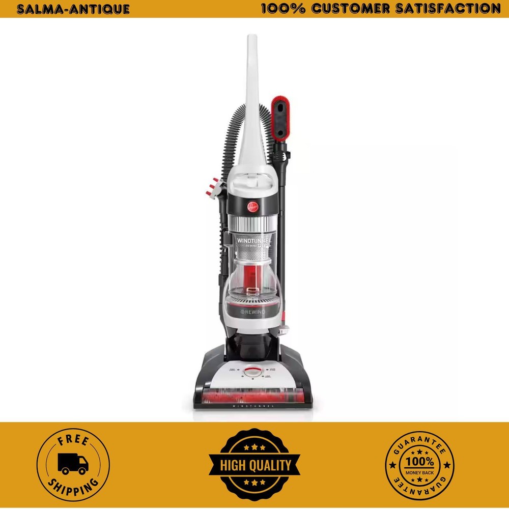 Powerful Upright Vacuum for Pet Hair Bagless, Washable Filter Multi-Surface Use