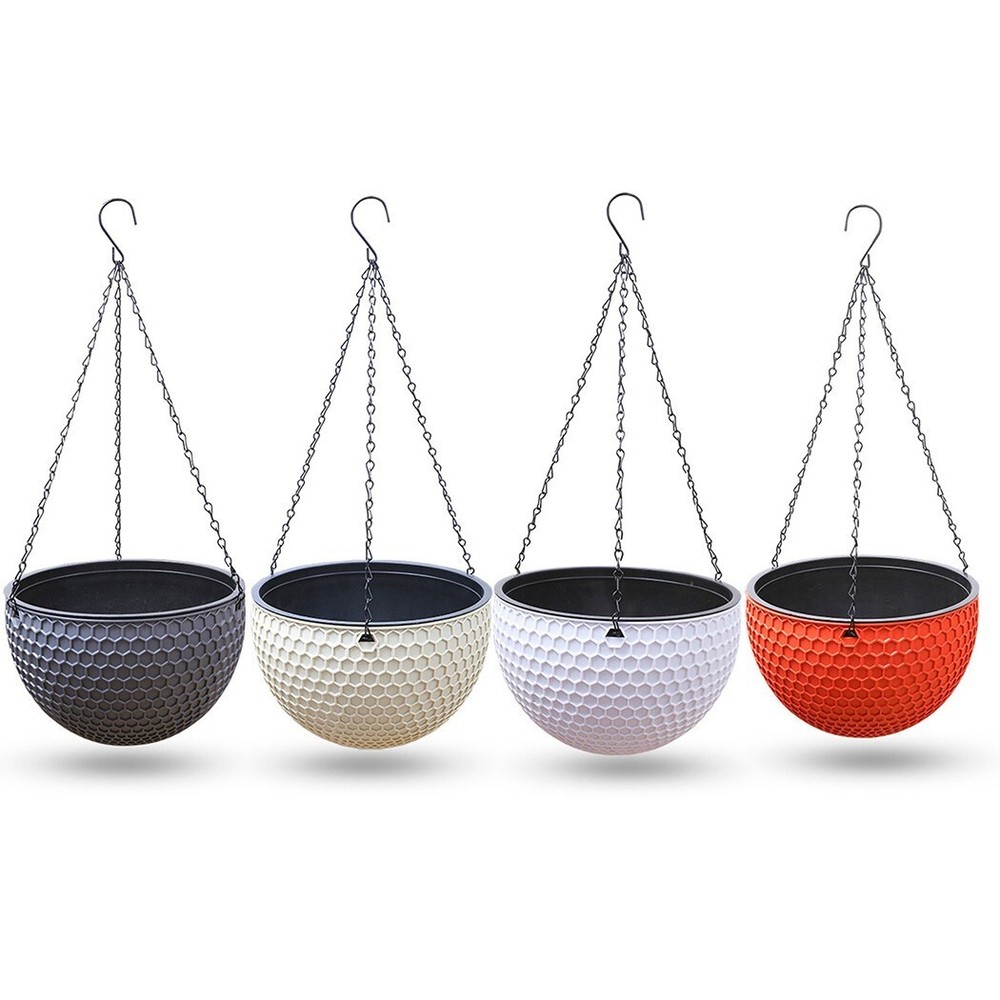 Artificial Hanging Flower Basket for Indoor or Outdoor Garden Decor