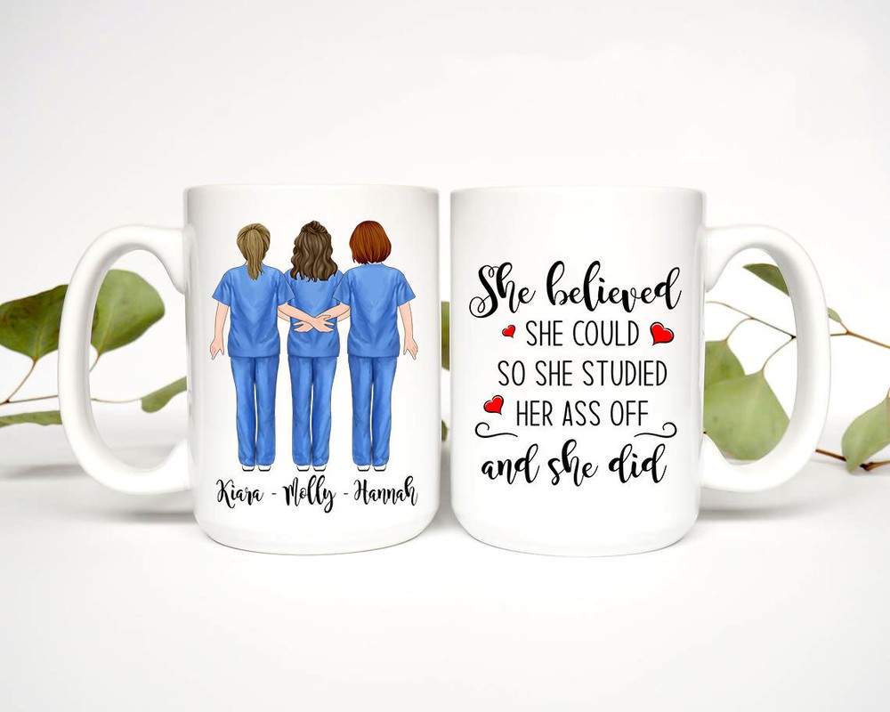 Custom Nurse Best Friend Mug Nurse Graduation Gift Personalized Nurse Gift