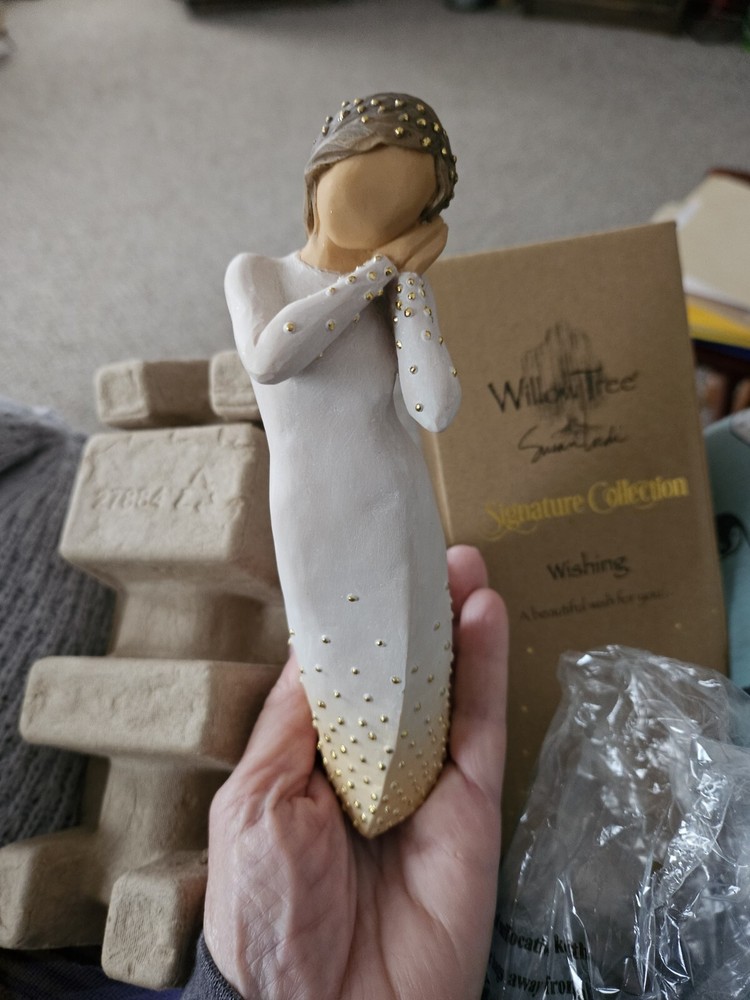 Signed Willow Tree Wishing Figurine Collectible Gift